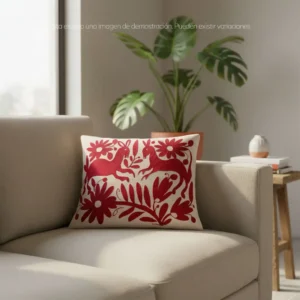 COJIN COLOR TEMA VINO